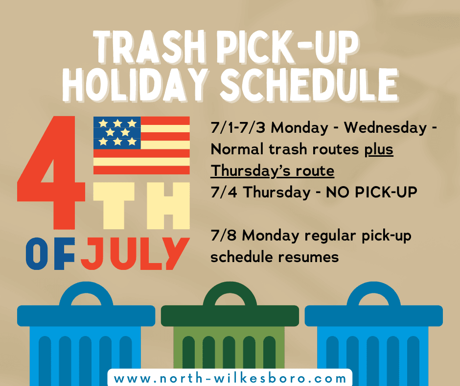 Trash Recycling July 4th Update 2024